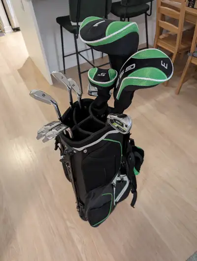 PowerBilt GS2 Men's Golf Club Set, Left-Hand, Black/Green, View more
