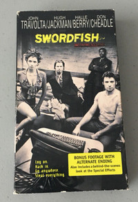 Swordfish Movie VHS Video Cassette