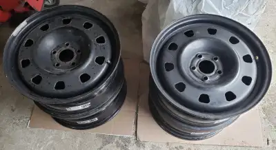 For sale a set of four 17 inch RSSW steel wheels in great condition. 5x110 bolt pattern, 7in wheel w...