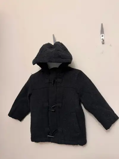 Old Navy Black Winter Coat with Hoodie, View more