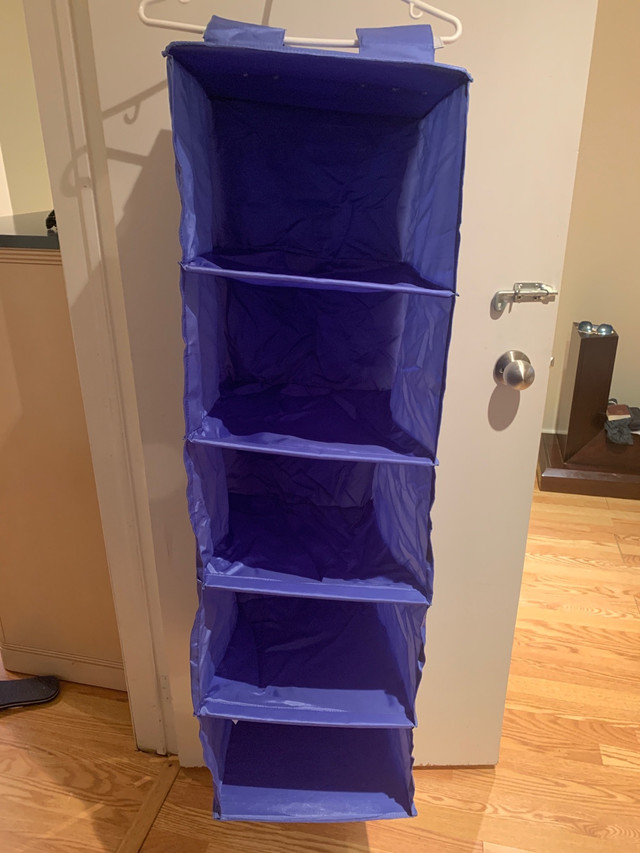 Blue closet organizer / wardrobe organizer  dans Rangement et organisation  à Ville de Montréal