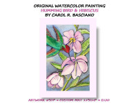 Four 11x14 Matted Art Original Watercolour Paintings