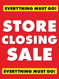 Paint Store Closing Sale - Up to 70% Off - Everything Must Go!