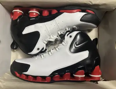 Nike Shox VC 3 White Black Varsity Red 2003 Size 8.5, View more