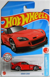 Hot Wheels 1/64 Honda S2000 Diecast Cars