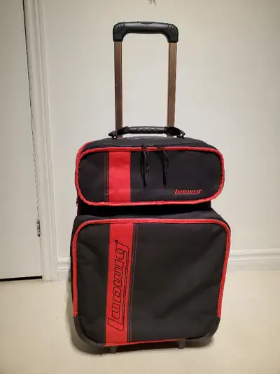 Ludwig Drums Travel Luggage Gorgeous Luggage on Wheels MINT!, View more
