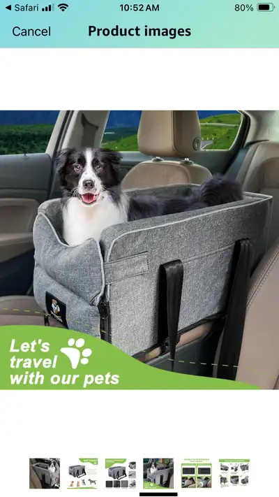 Small Dog, Cat  Console Car Seat/ Carrier, View more