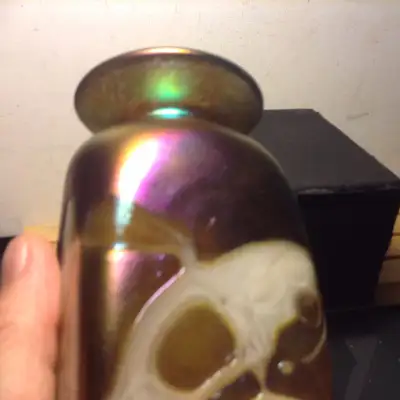 Robert Held Art Glass Vase Made in Canada, View more