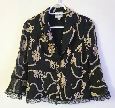 NWOT - Joseph Ribkoff - (Size 8) Floral Women's Jacket Coat, View more