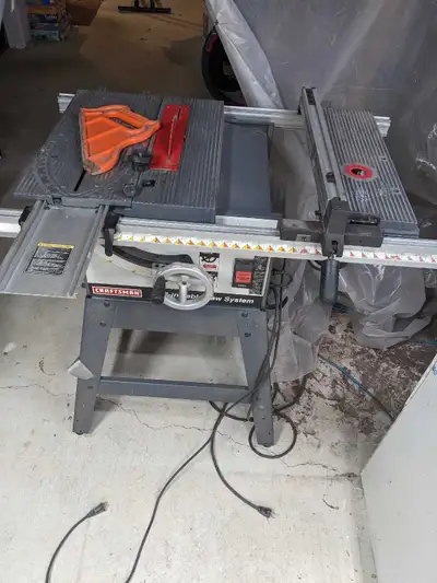 craftsman 10" table saw and router , View more
