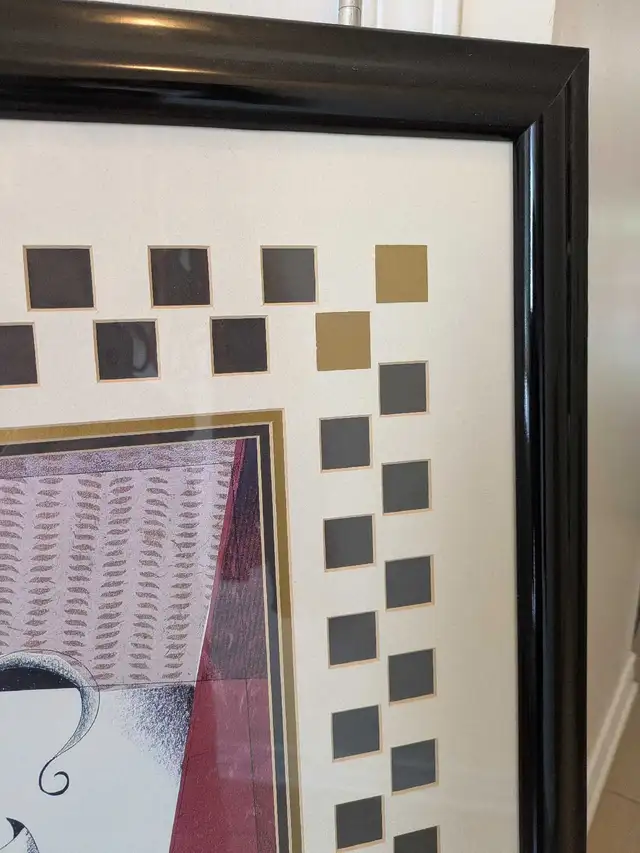 Huge wall frame with matte and glass panel in Home Décor & Accents in Ottawa - Image 3