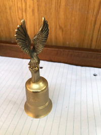 Vintage Eagle brass bell, excellent condition 