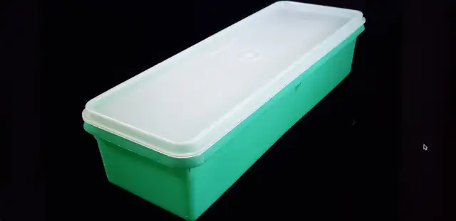Vintage Tupperware Thin-Stor Container, Celery or Veggie Keeper in Kitchen & Dining Wares in Oshawa / Durham Region - Image 2