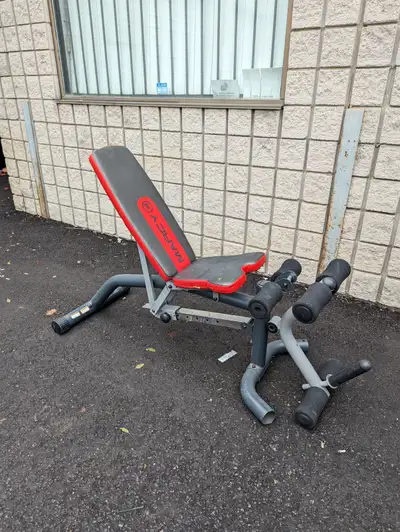 Marcy Pro Adjustable Weight Bench w Leg Extension / Leg Curl, View more