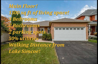 3 Bed 2 Bath House in Kingswood Estates, Barrie
