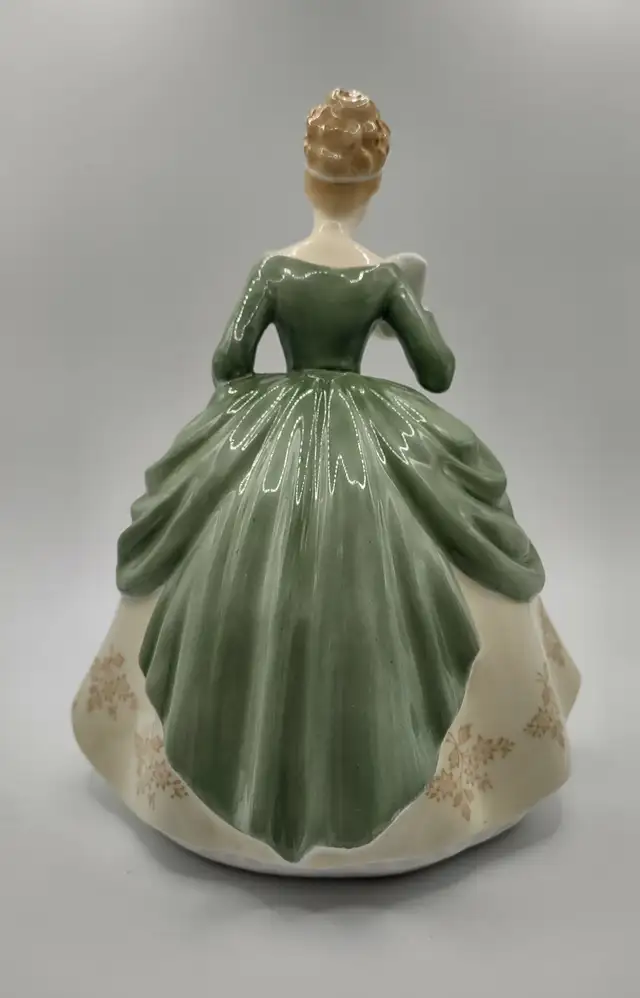 Royal Doulton Retired Green Dress Victorian Lady - H.N. 2312 in Arts & Collectibles in Windsor Region - Image 5