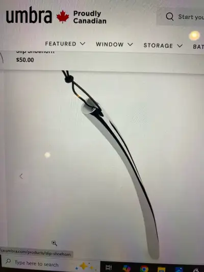 Umbra Slip Shoehorn (retails for $50), View more