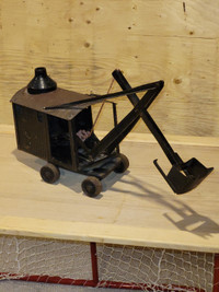 Vintage steecraft press steel steam shovel toy