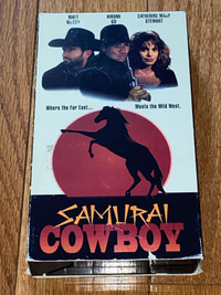 Samurai Cowboy VHS Cult Martial Arts movie 1994