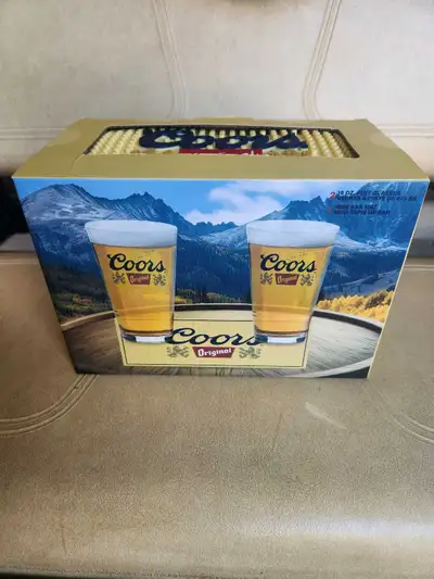 Coors Original ensemble de verres et tapis de bar, View more