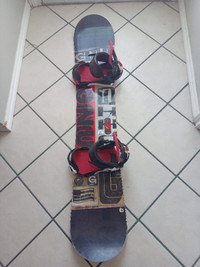 GNU Carbon Credit snowboard with Union Contact Pro bindings