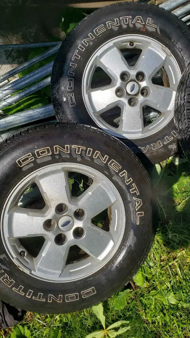 4 Continental tires and Ford rims P235/70R16 in Tires & Rims in City of Montréal - Image 4