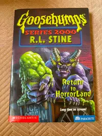  Goosebumps series 2000 return to horror land
