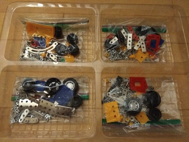 Metal Tech 4 In 1 Vehicle Construction Set 413 pieces Toys