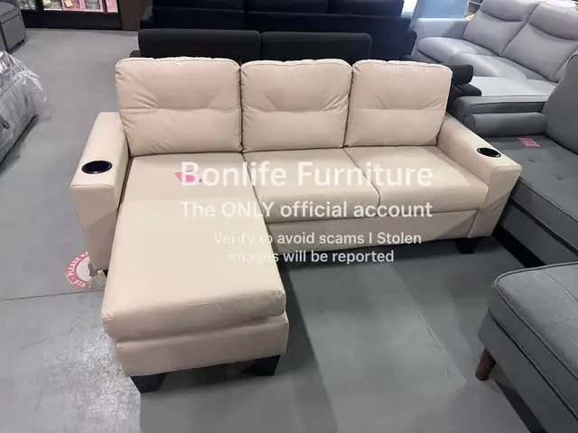 leather look sectional sofa 