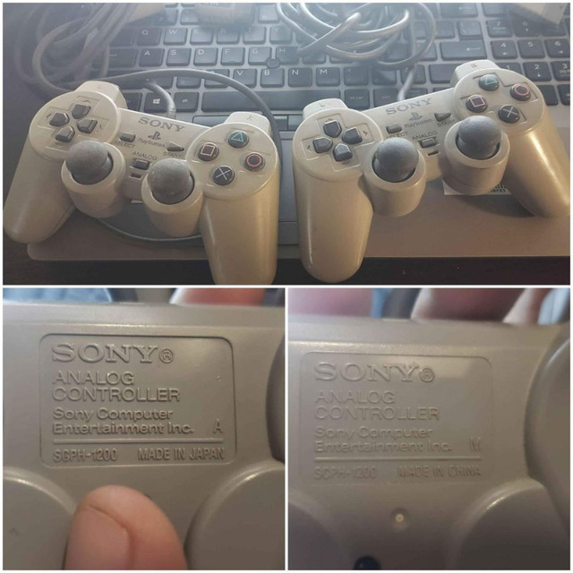 Ps1 Ps2 and Ps3 Playstation 1 2 3 controllers / untested dans Consoles classiques  à Longueuil/Rive Sud