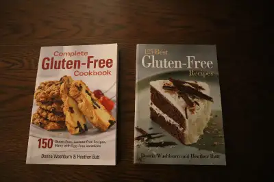 2 gluten free cookbooks by Donna Washburn and Heather Butt, View more