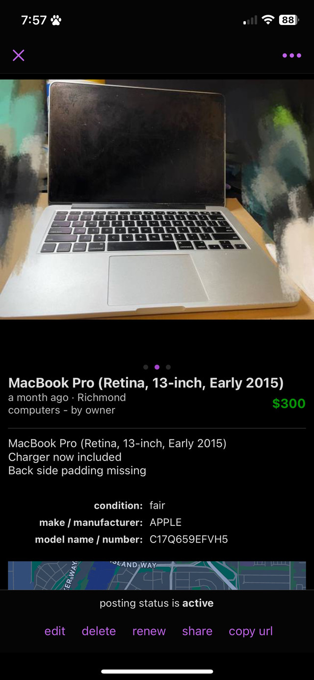 RUSH!!!!!!MacBook Pro (Retina, 13-inch, Early 2015) | Laptops