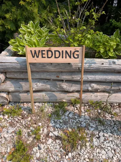 Wedding sign, View more