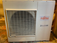 Fujitsu Mini Split System Heat Pump with 3 air exchangers