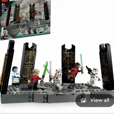 Get ready to recreate the epic lightsaber duel with this LEGO Star Wars Ahsoka Tano's Duel on Peride...