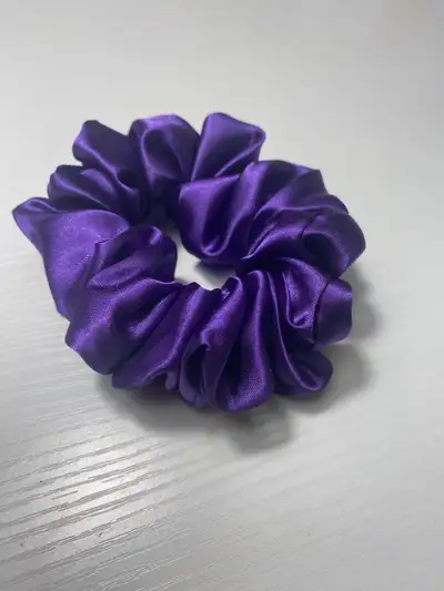 Hand made satin scrunchies Soft thick material Available in 3 sizes: small, medium, and large Availa...