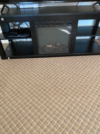 TV stand with fireplace for 65 inch TV for sale