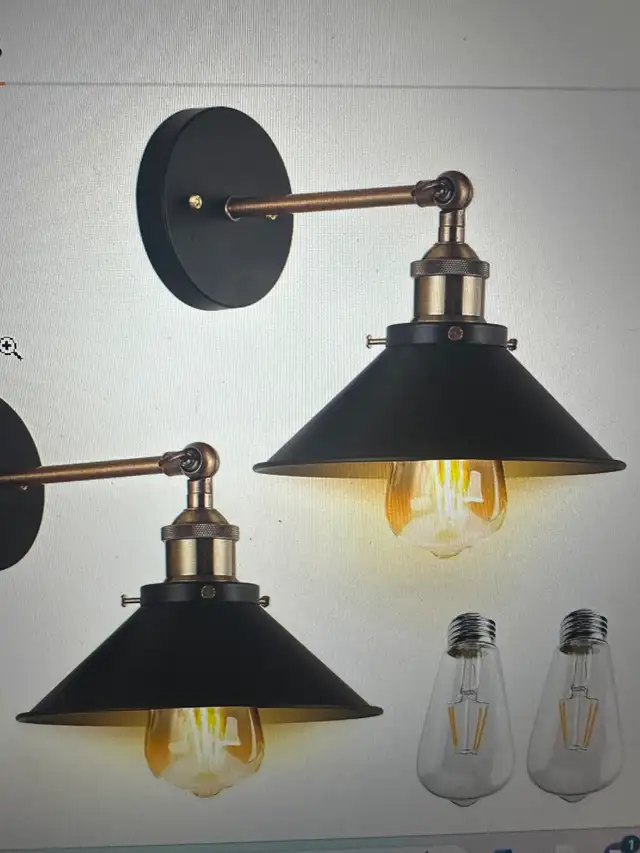 Industrial Decor Retro Wall Lights for Home Bedroom Stair Mirror in Indoor Lighting & Fans in Mississauga / Peel Region - Image 6