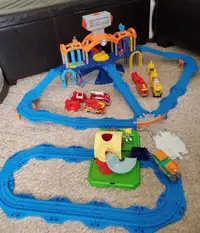 Mighty Express Train Sets Mission Station+Farm Station+5 Trains