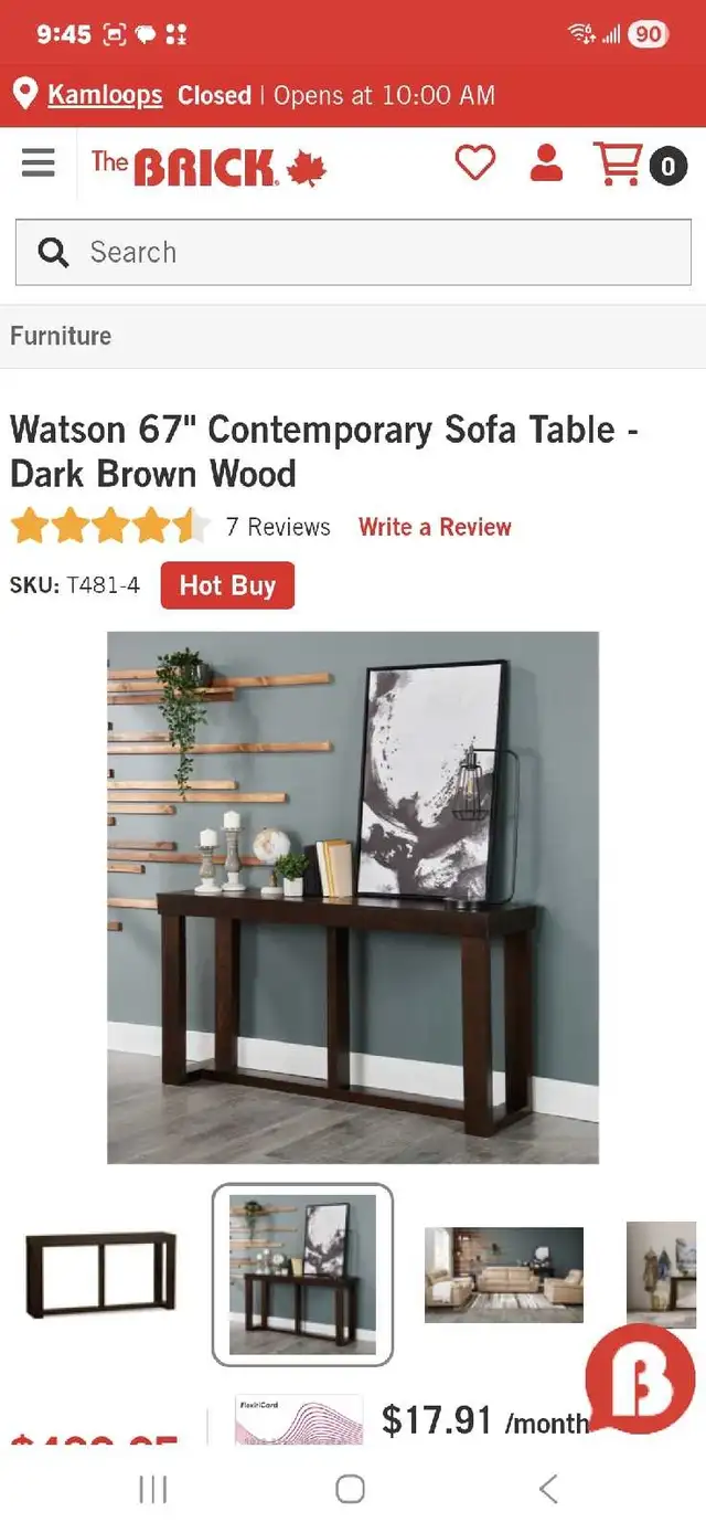 sofa table in Other Tables in Kamloops - Image 4