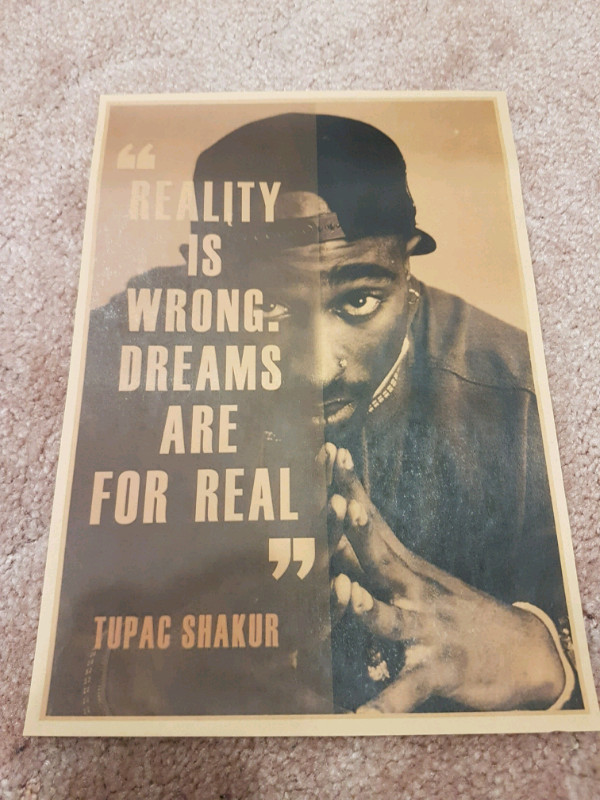 RARE Motivational Rap 8x12 posters 2Pac, Nirvana, Post Malone in Arts & Collectibles in Mississauga / Peel Region