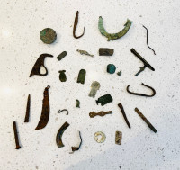 Roman Bronze Archeological Artifacts 