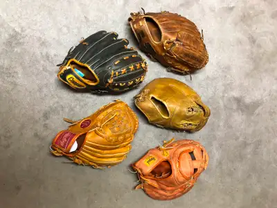 Vintage Baseball/Softball Gloves, View more