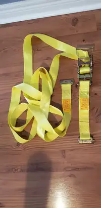 Ratchet straps tie downs (2" wide) brand new
