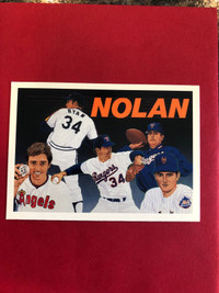 1990 Upper Deck Nolan Ryan Baseball Heroes Card 