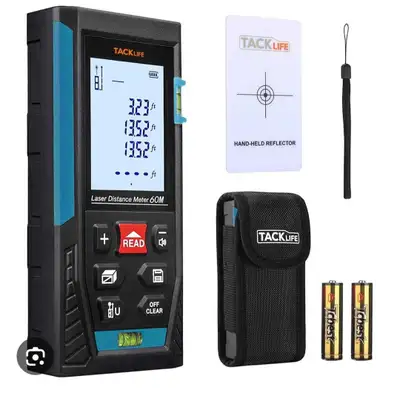 Laser Measurement Tool 196Ft, TACKLIFE Digital Laser Measure w2 , View more