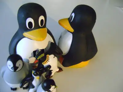 Vintage-Retro Penguin Lot Toys-Figurines-Keychains-Posters ETC., View more