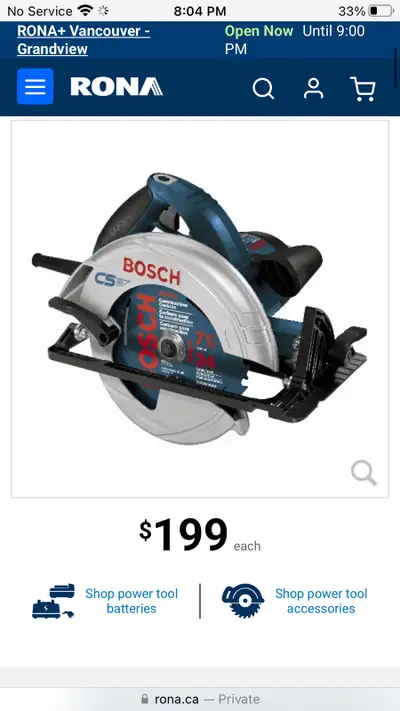 Bosch Skill Saw, View more