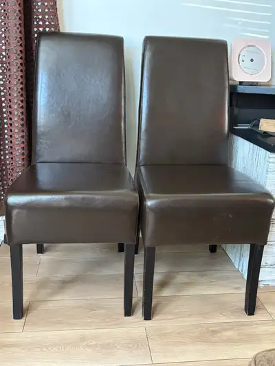 chaise de cuisine cuir 2 pr 80, View more