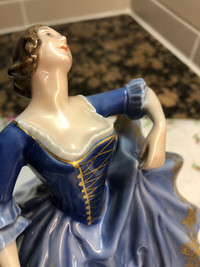 ART DECO ROSENTHAL FIGURINE ROCOCO DANCER BY LANGENMANTEL 1930s